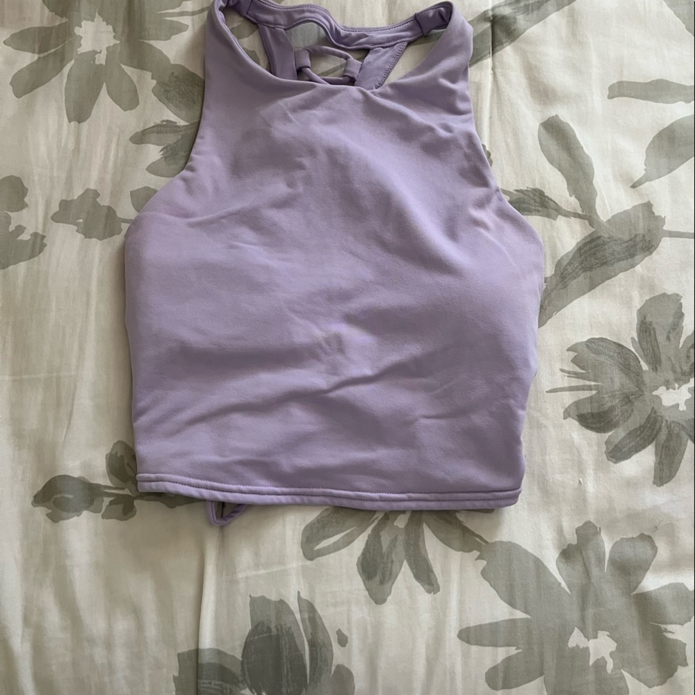 Purple alo workout tank